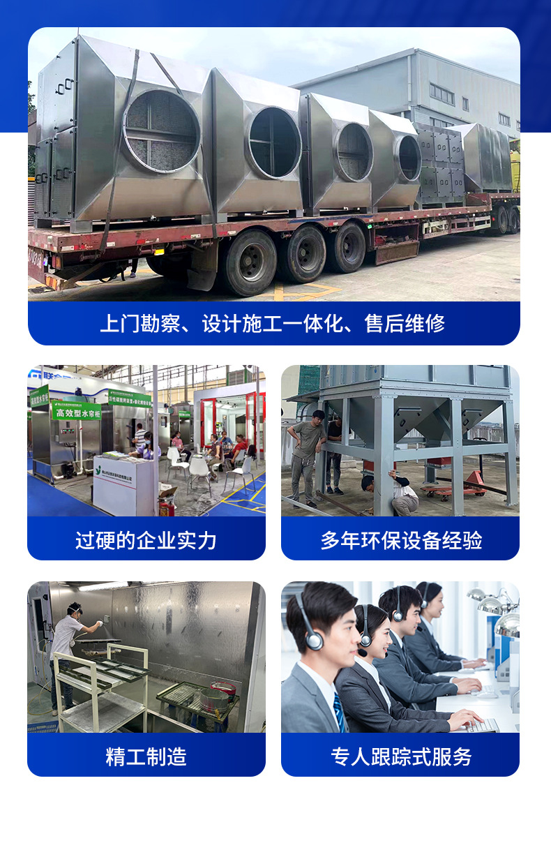 活性炭环保箱工业废气处理设备二级干式过滤器漆雾异味净化吸附箱
