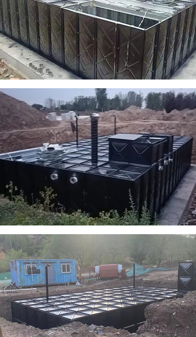 拼接式地埋水箱 厂家市政人防地埋水箱 小区生活用水水箱玻璃钢水箱