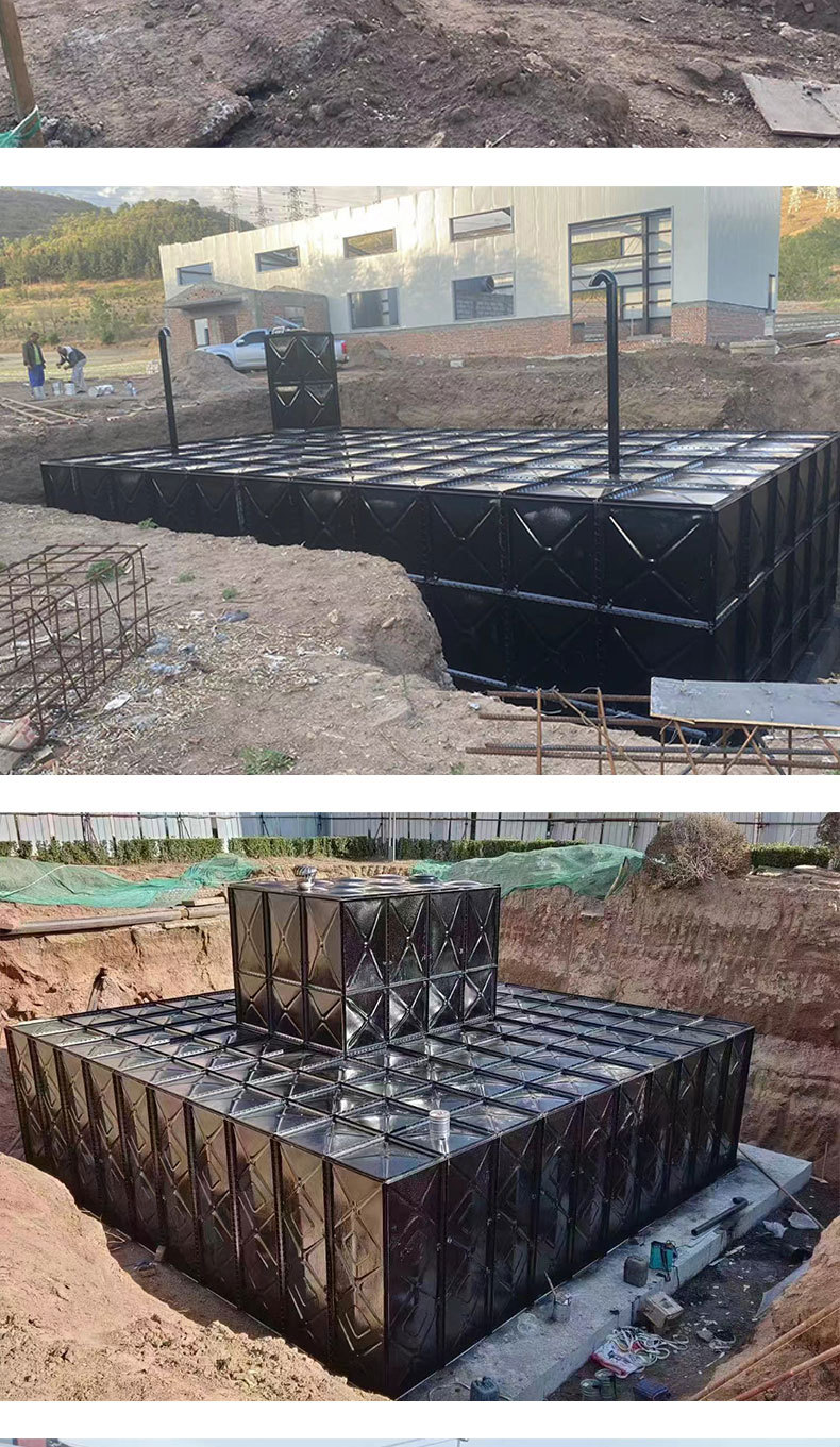 拼接式地埋水箱 厂家市政人防地埋水箱 小区生活用水水箱玻璃钢水箱