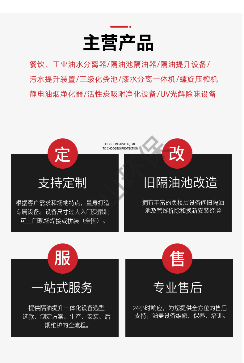酒店自动隔油 三级过滤304不锈钢封闭式隔油提升一体化设备