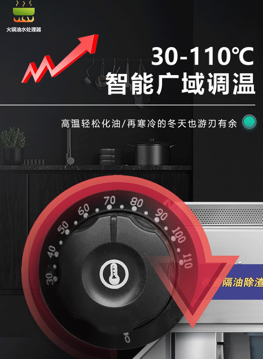 油水分离器 火锅店专用厨房餐饮隔油池 自动排水过滤隔油残渣