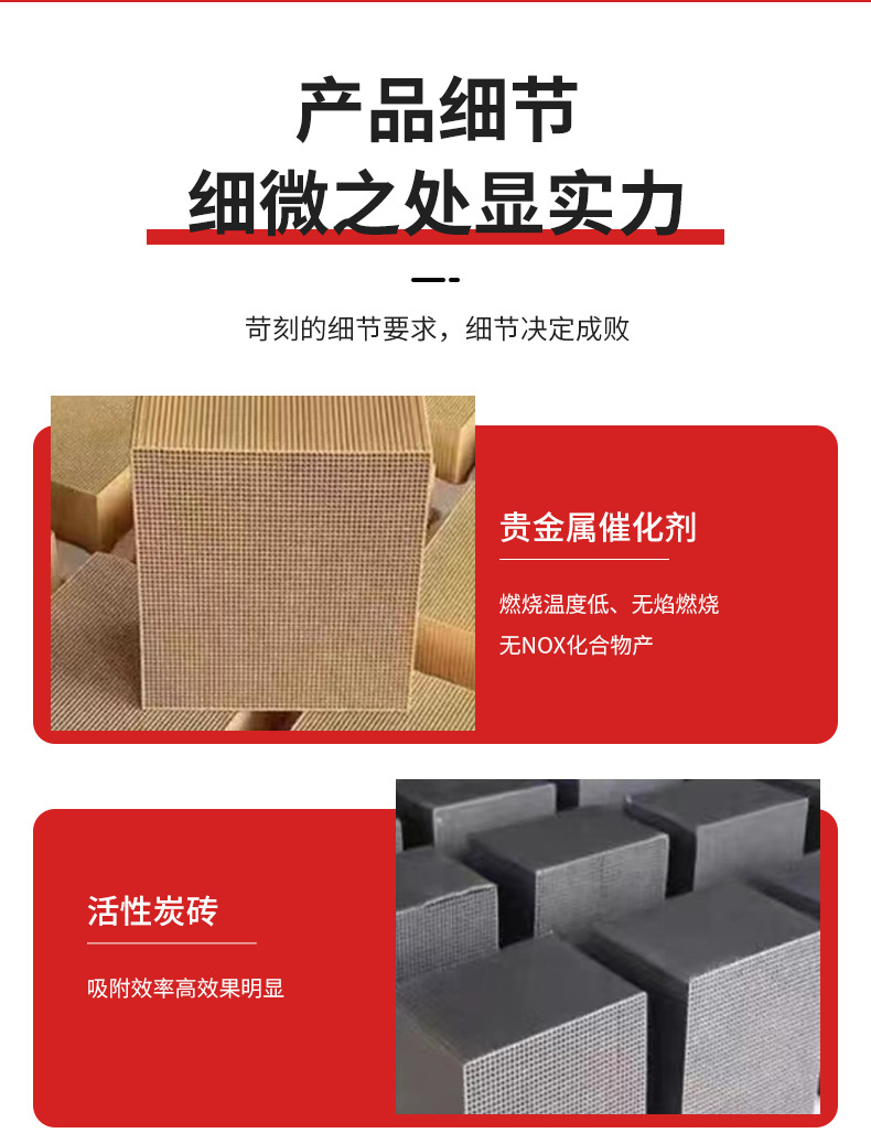 催化燃烧设备一体机厂家工业废气处理设备RCO活性炭吸附脱附装置