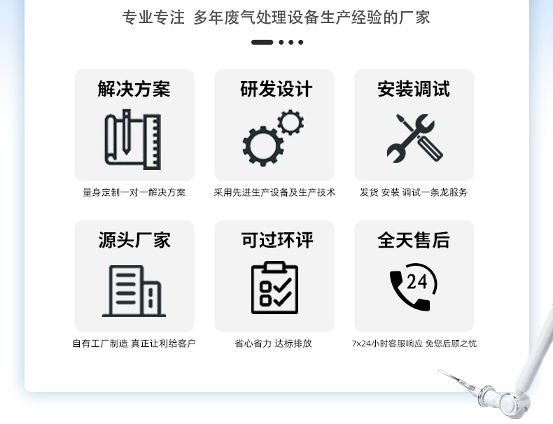 UV光解废气处理设备 养殖污水站猪场除臭设备